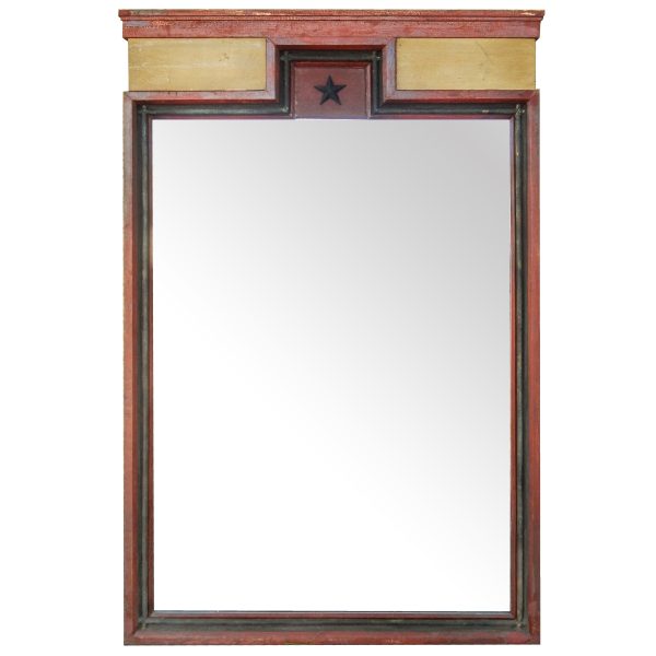 Large Mirror in Architectural Frame