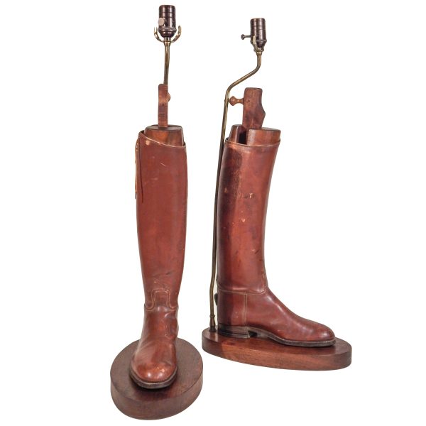Pair of Riding Boot Lamps