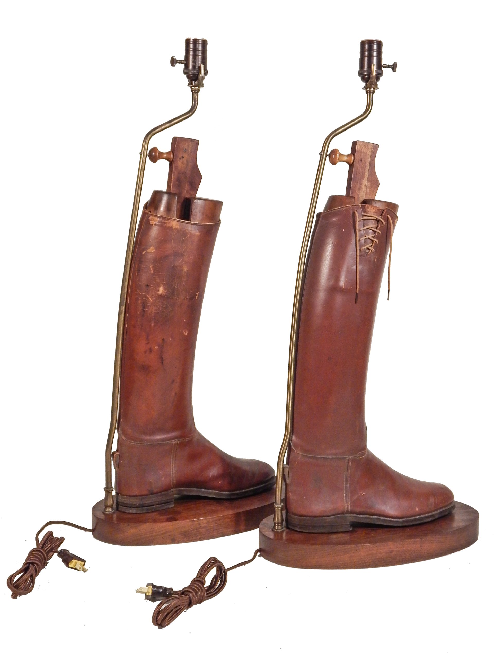 Pair of Riding Boot Lamps - Image 7