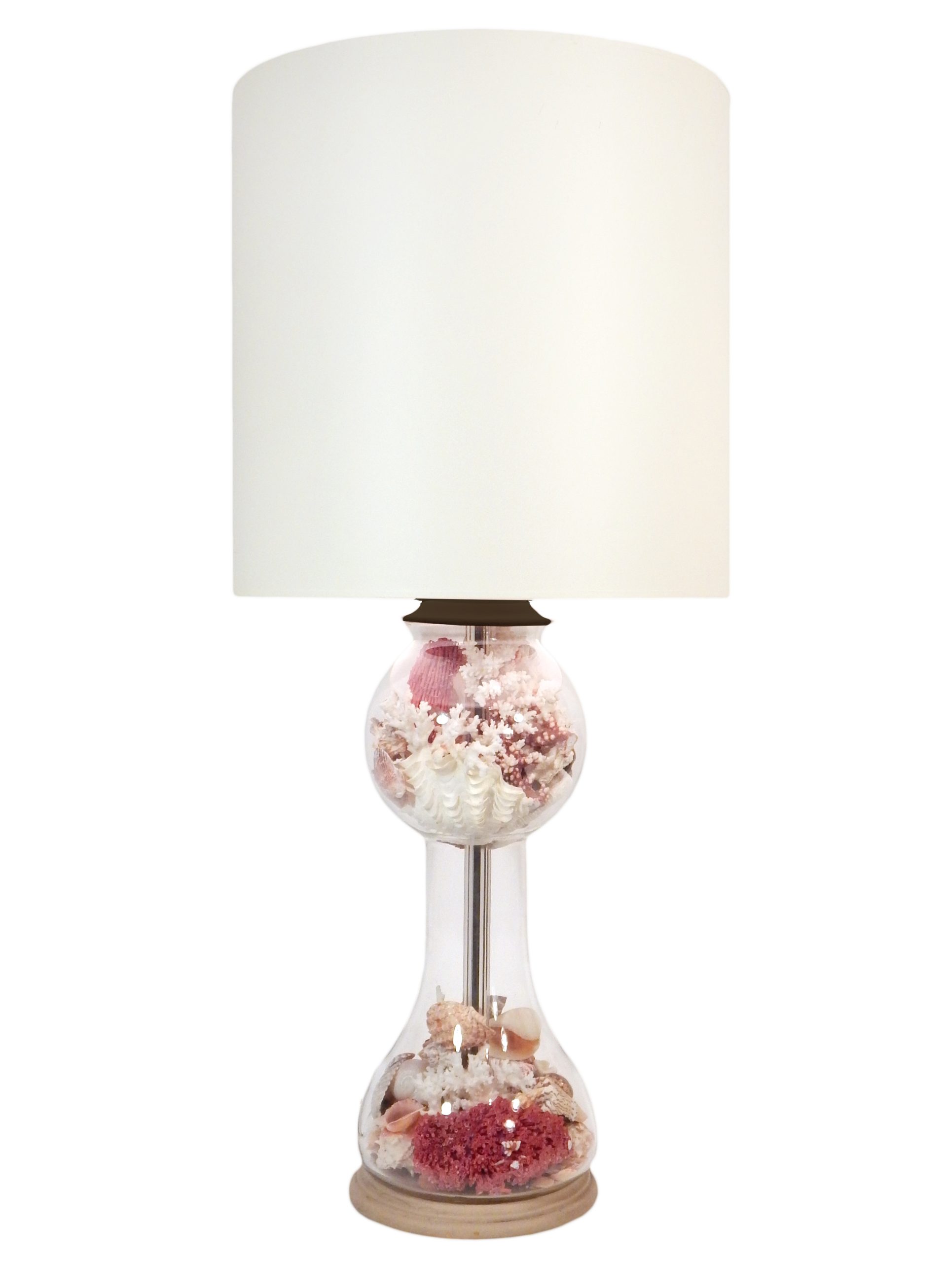 Pair of Cloche Shell Lamps - Image 4