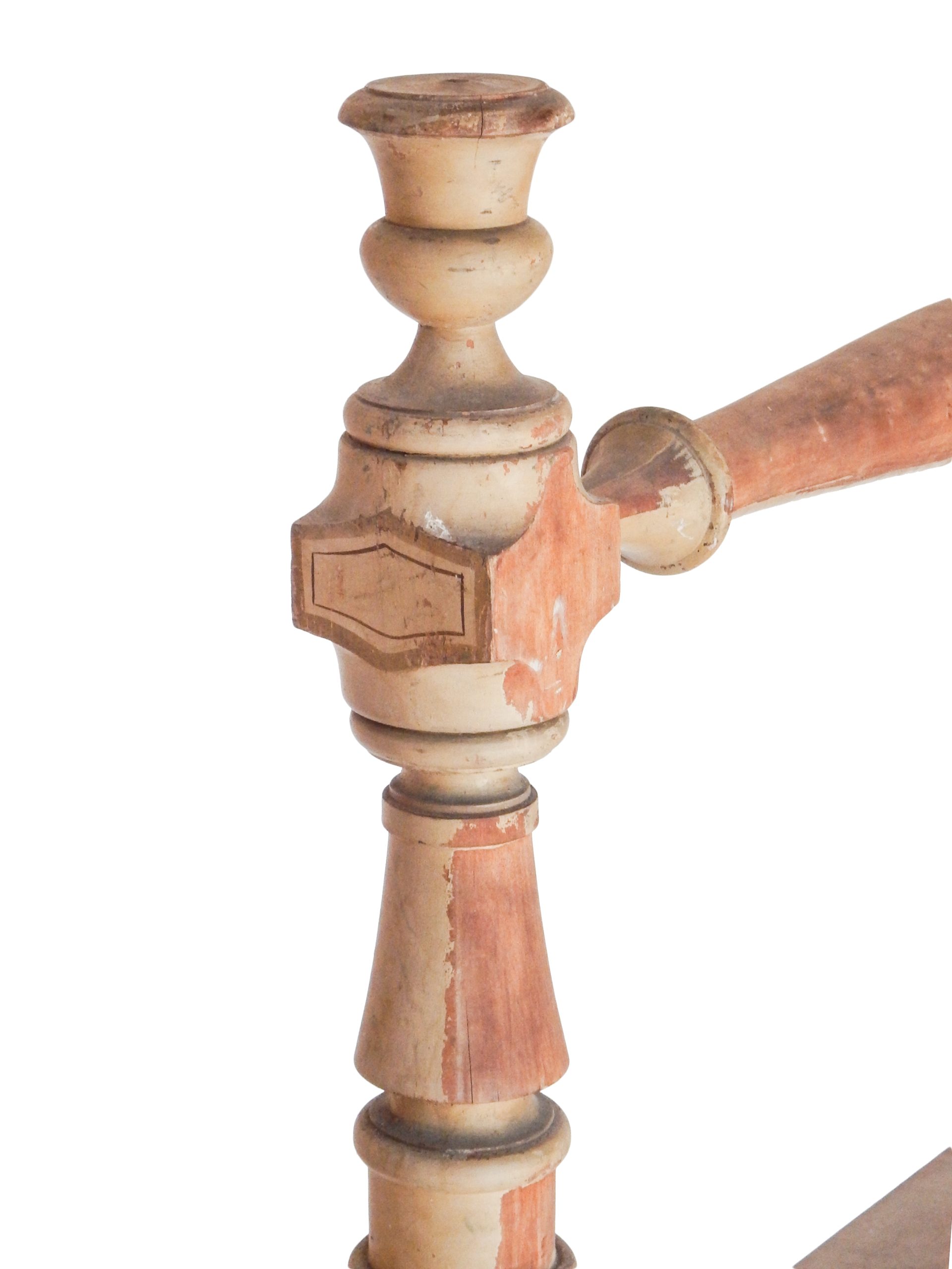 Heavy Wood Turned Three-Quarter Bed - Image 11