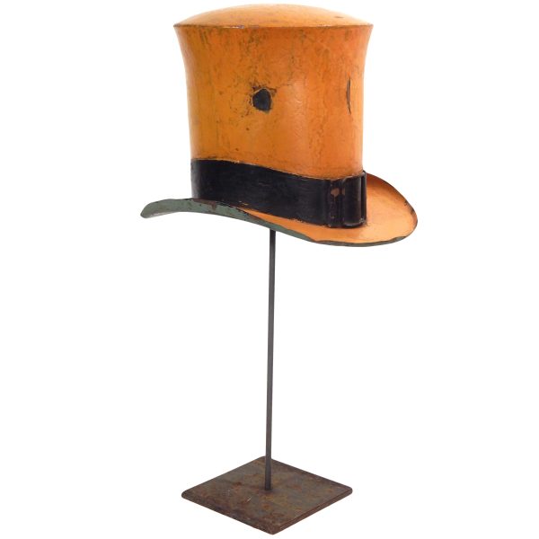 Painted Metal Hat Trade Signs