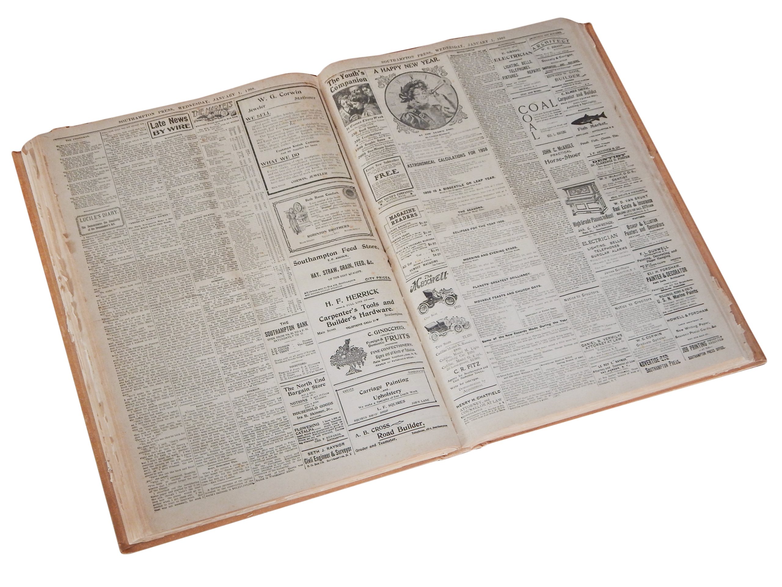 1920’s Southampton Press Newspaper Books - Image 7