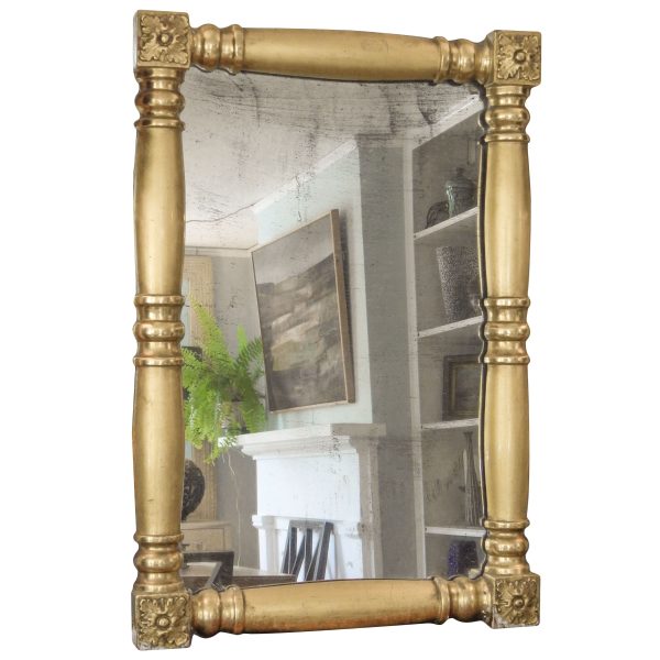 Empire Column Gold Mirror