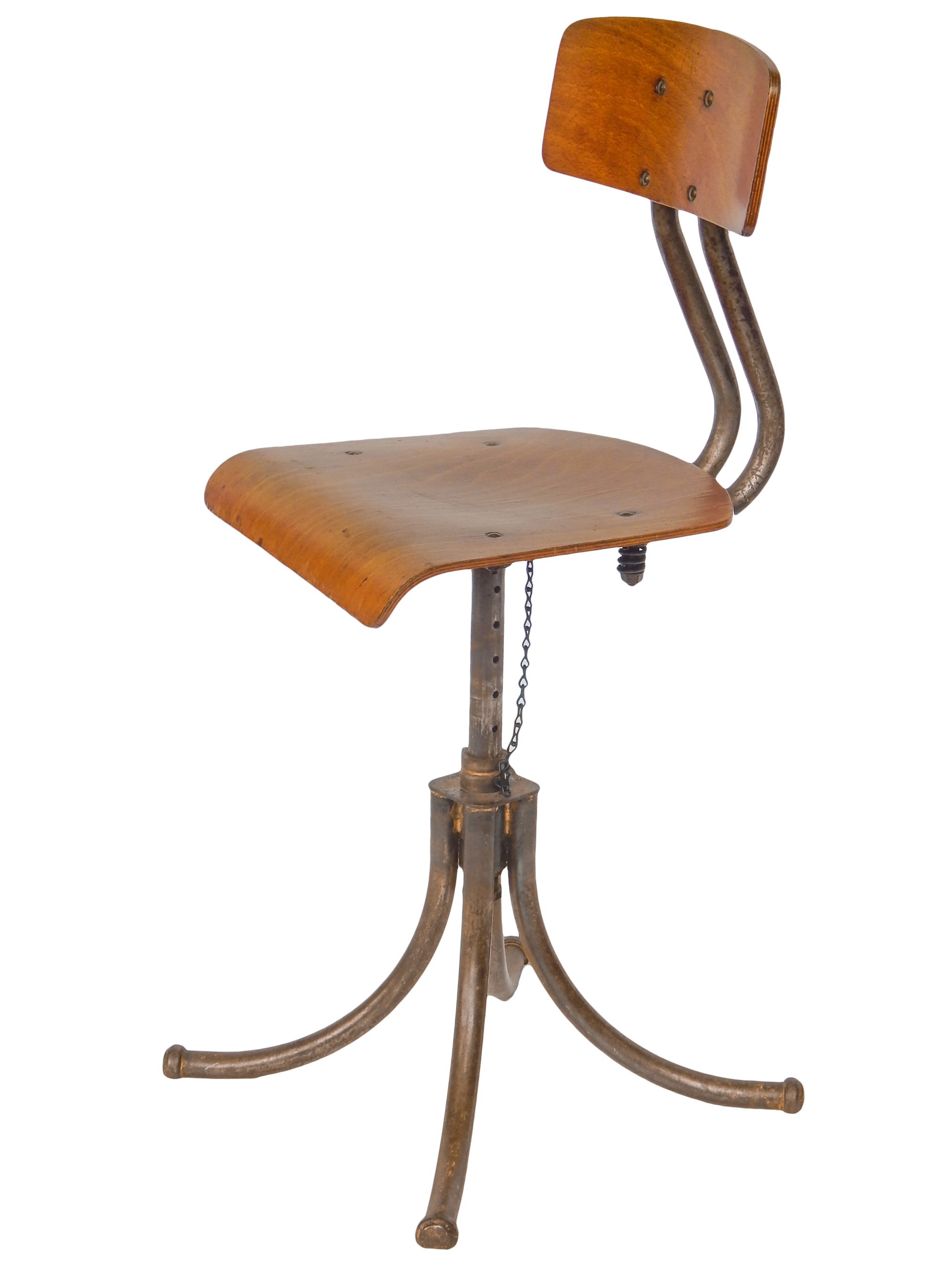 Industrial Adjustable Stool - Image 4