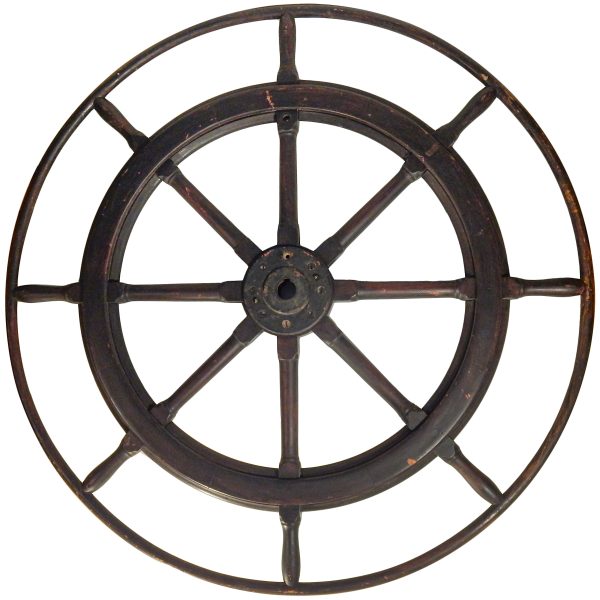 Large Antique Ship’s Wheel