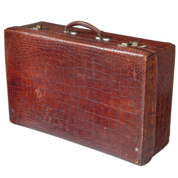 Mid Century Alligator Suitcase