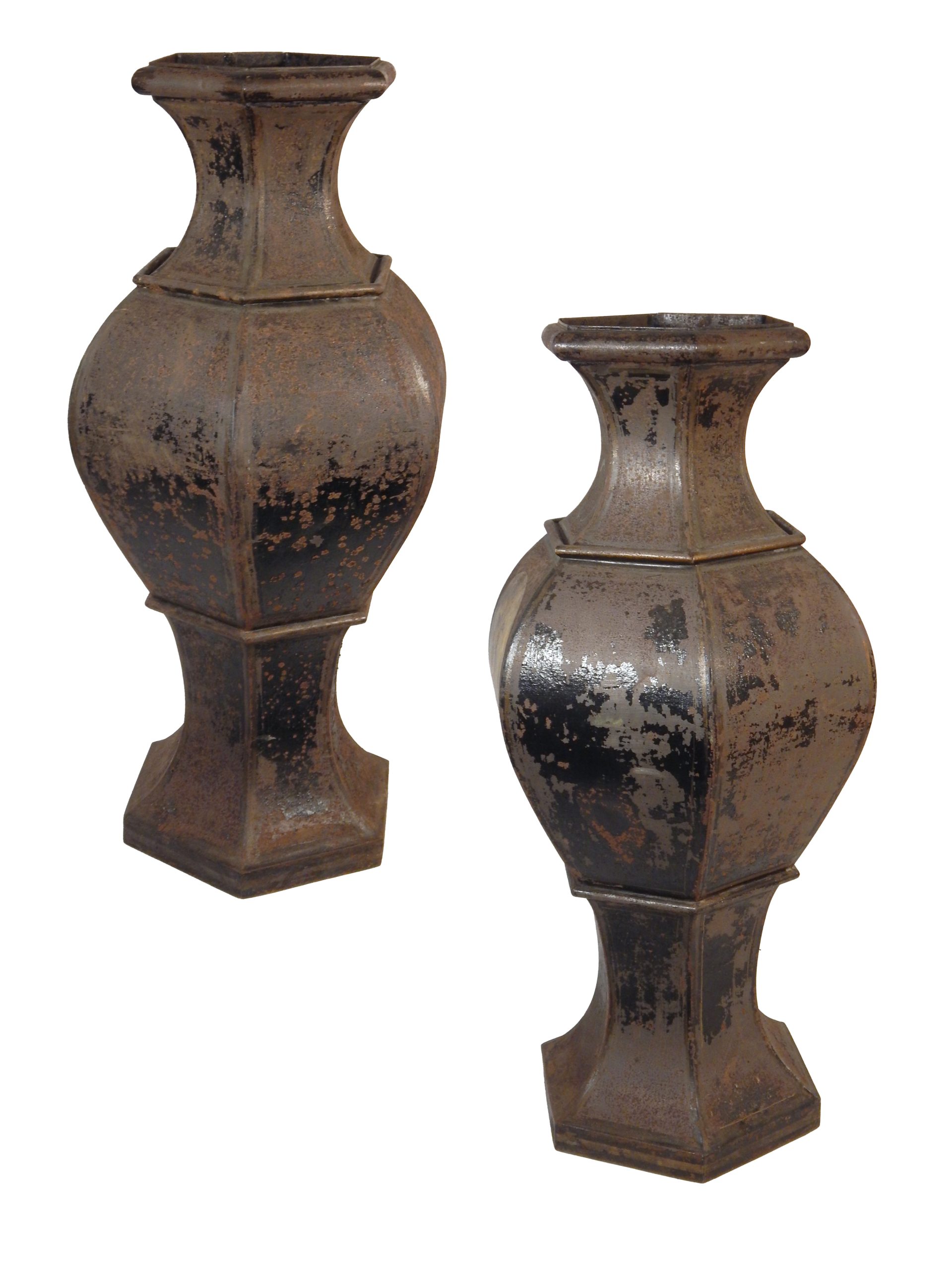 Pair of Chinoiserie Hexagonal Stands - Image 5