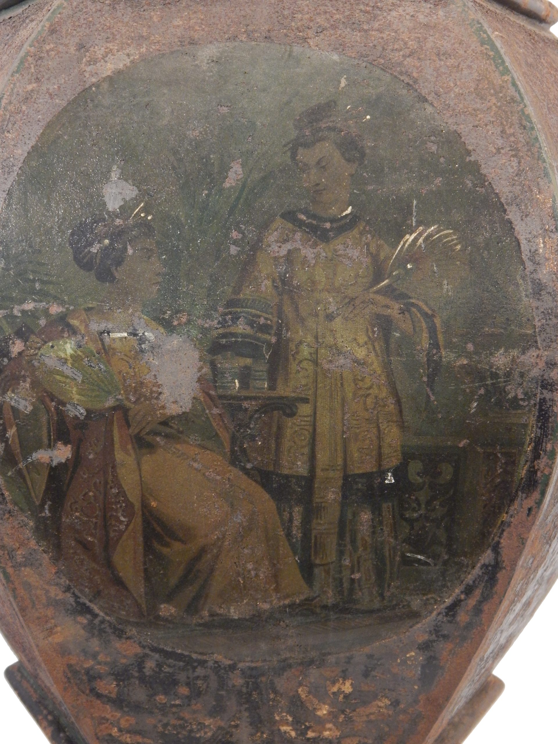 Pair of Chinoiserie Hexagonal Stands - Image 7