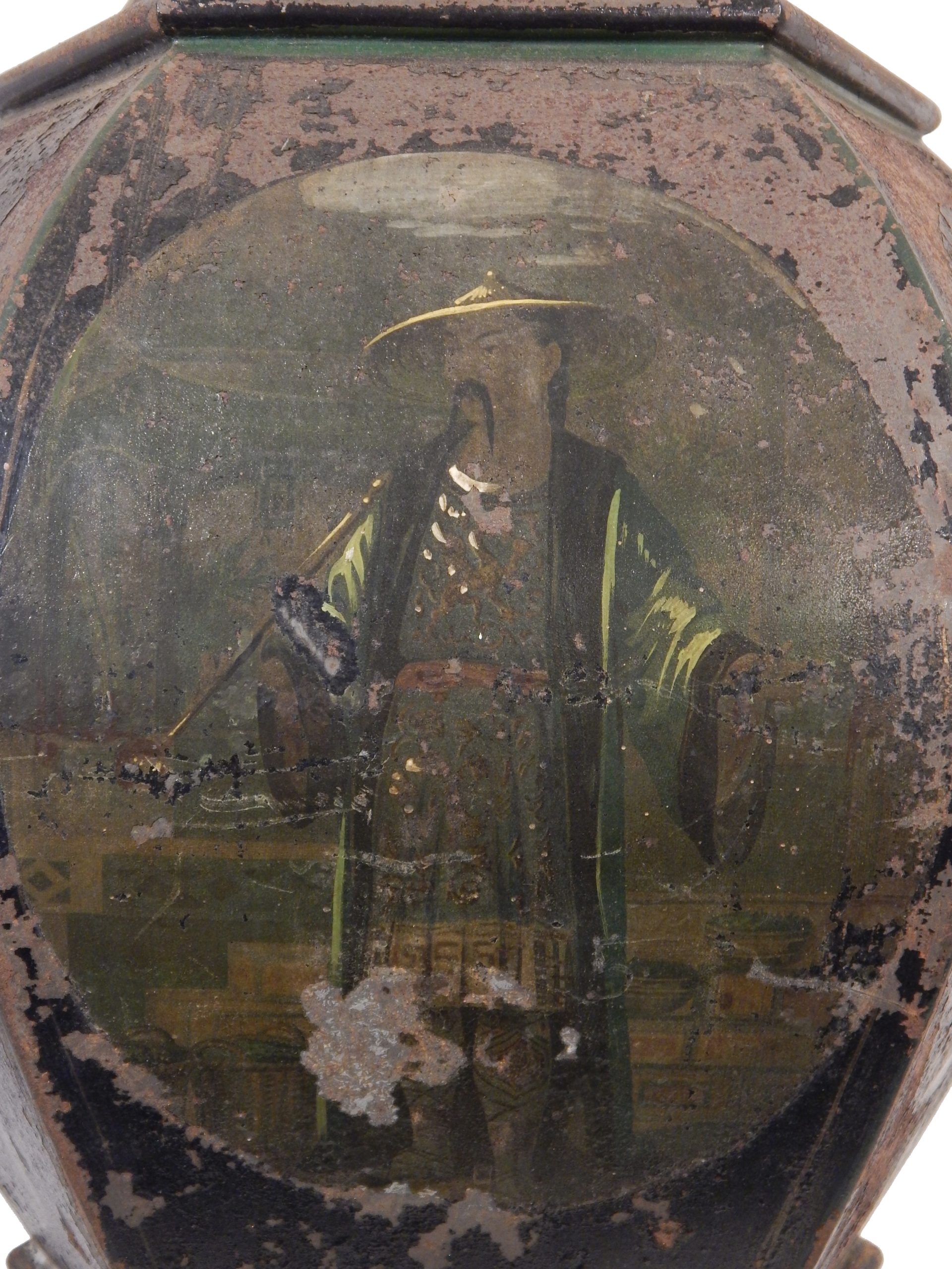 Pair of Chinoiserie Hexagonal Stands - Image 9