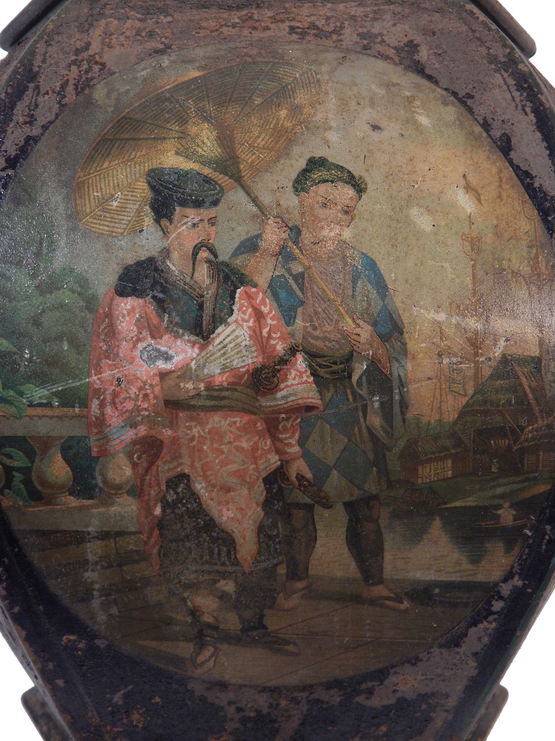 Pair of Chinoiserie Hexagonal Stands - Image 10