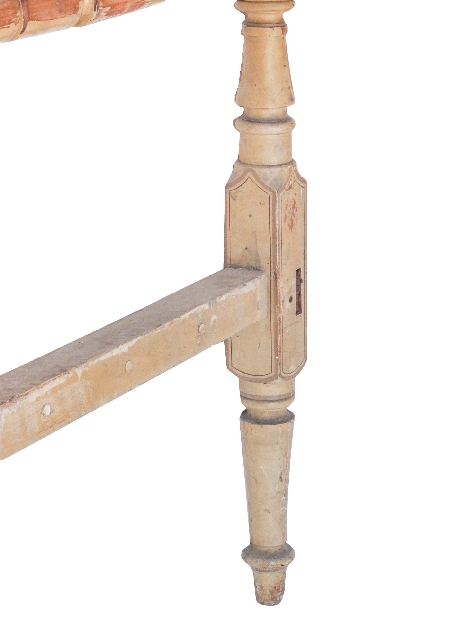 Heavy Wood Turned Three-Quarter Bed - Image 12