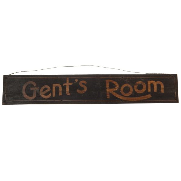 'Gent’s Room' Sign