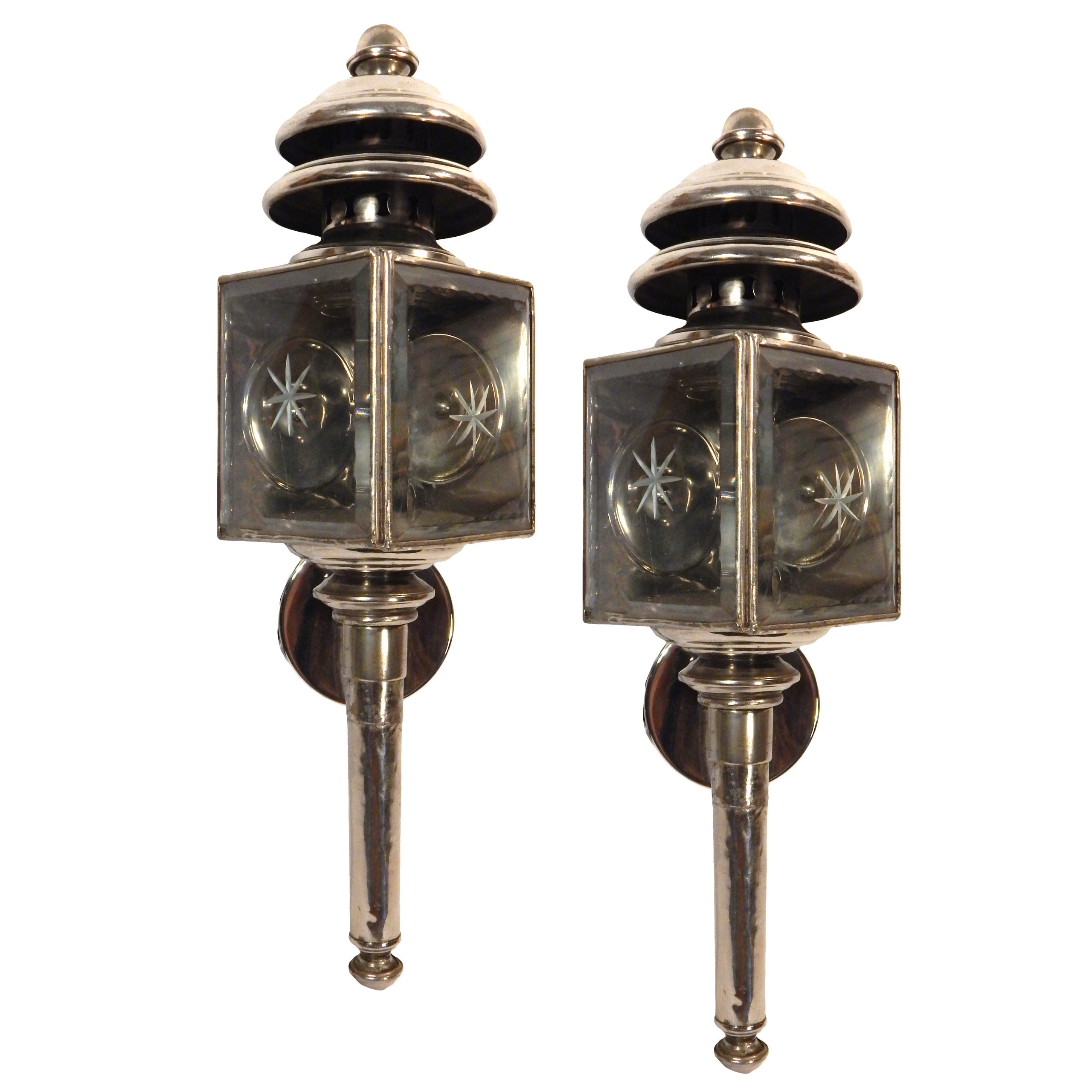 Pair of Russian Coach Lanterns