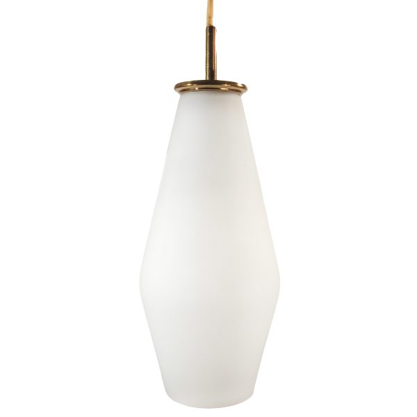 Paavo Tynell Frosted Glass Pendant Lights