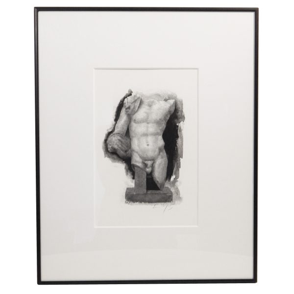 Torso Watercolor Study by E. Vorgias