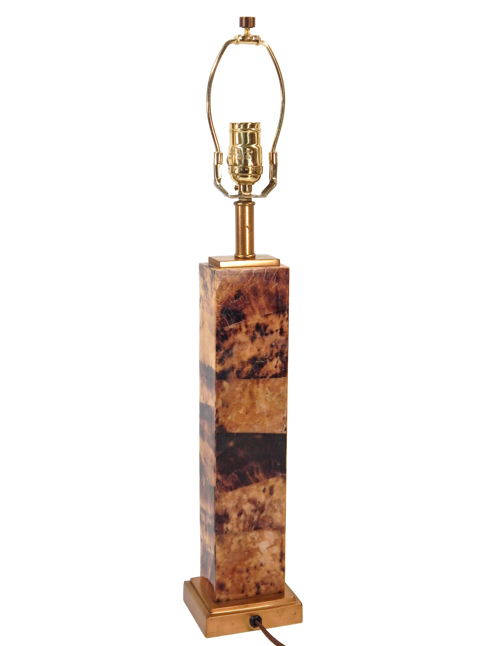 Faux Tortoise Shell Table Lamp - Image 6