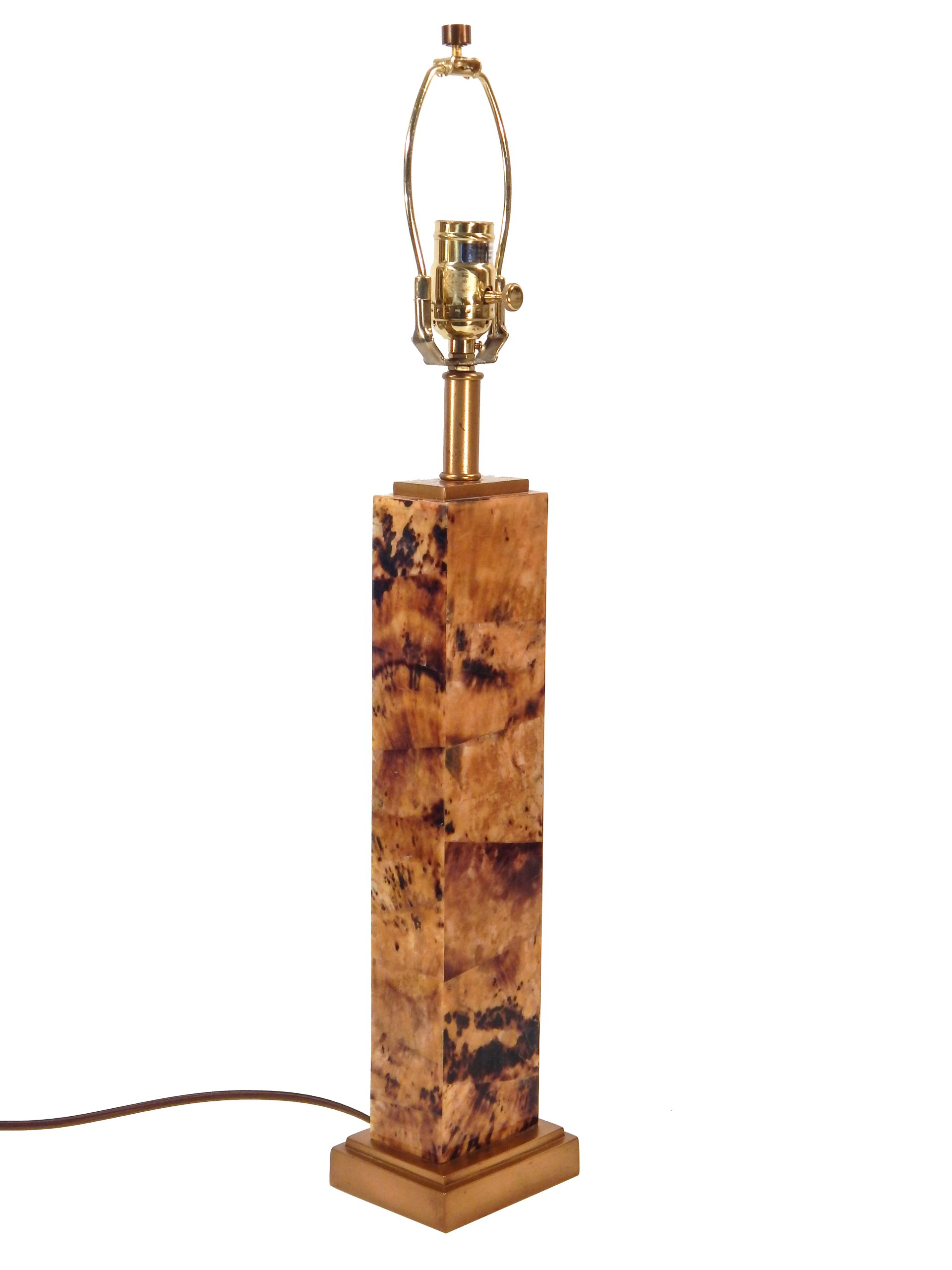 Faux Tortoise Shell Table Lamp - Image 7
