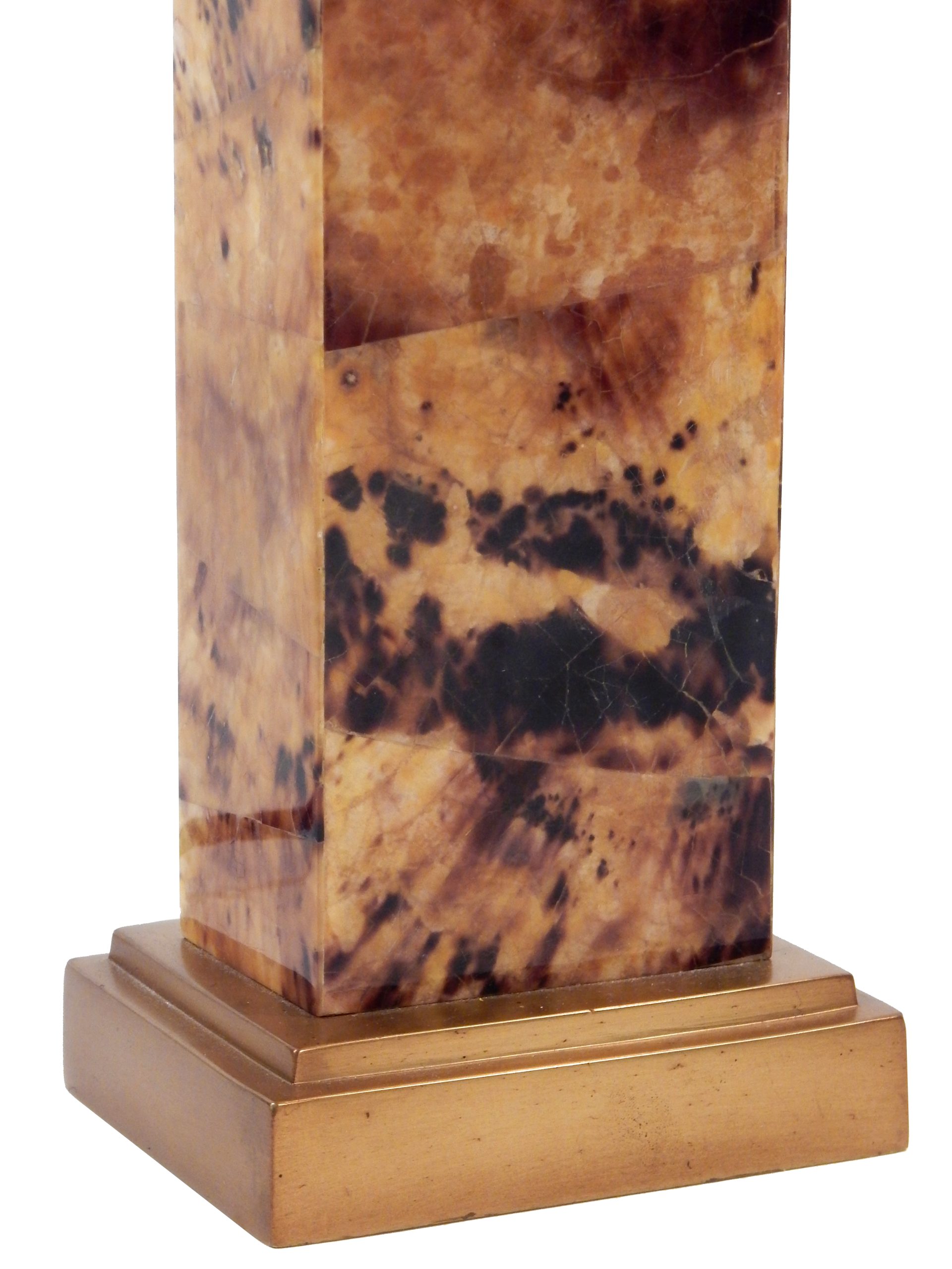 Faux Tortoise Shell Table Lamp - Image 9