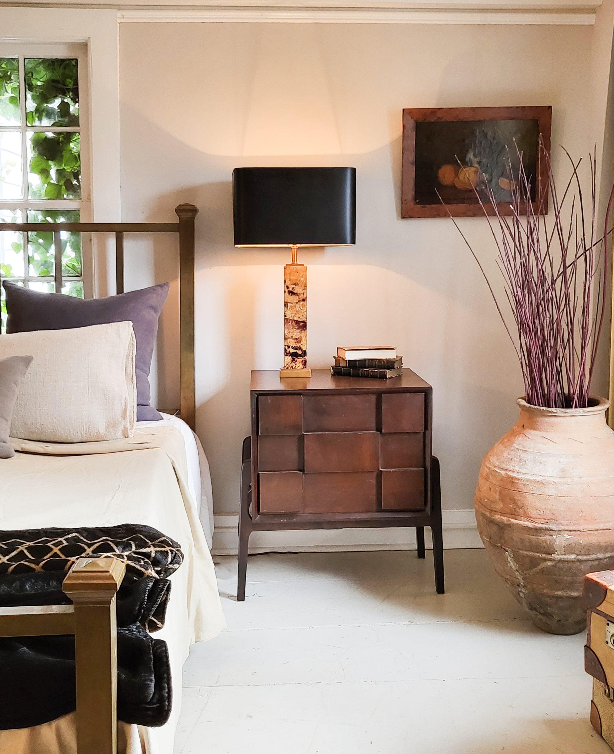 Faux Tortoise Shell Table Lamp - Image 2