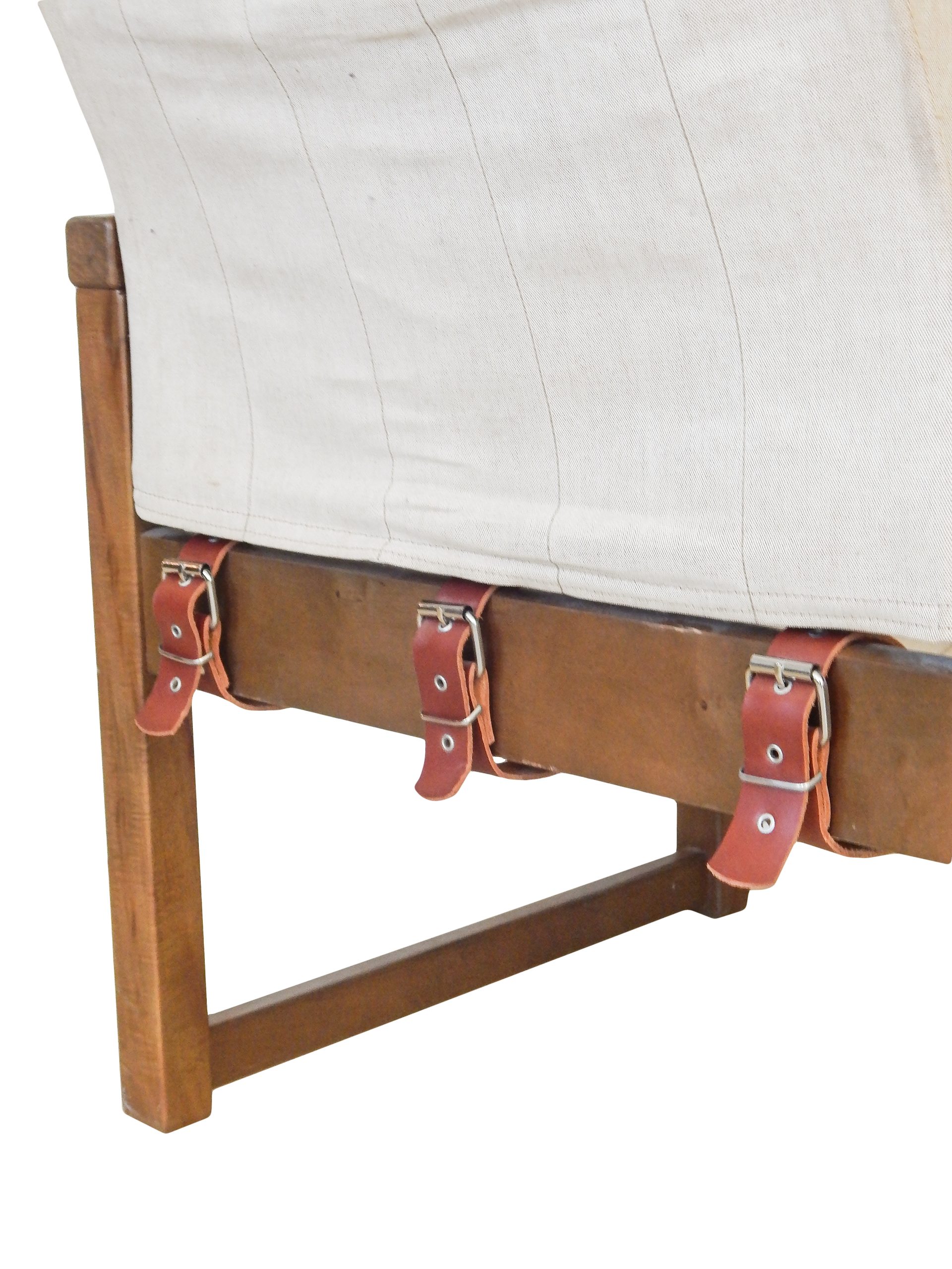 Pair of Mid Century Safari Chairs - Image 12