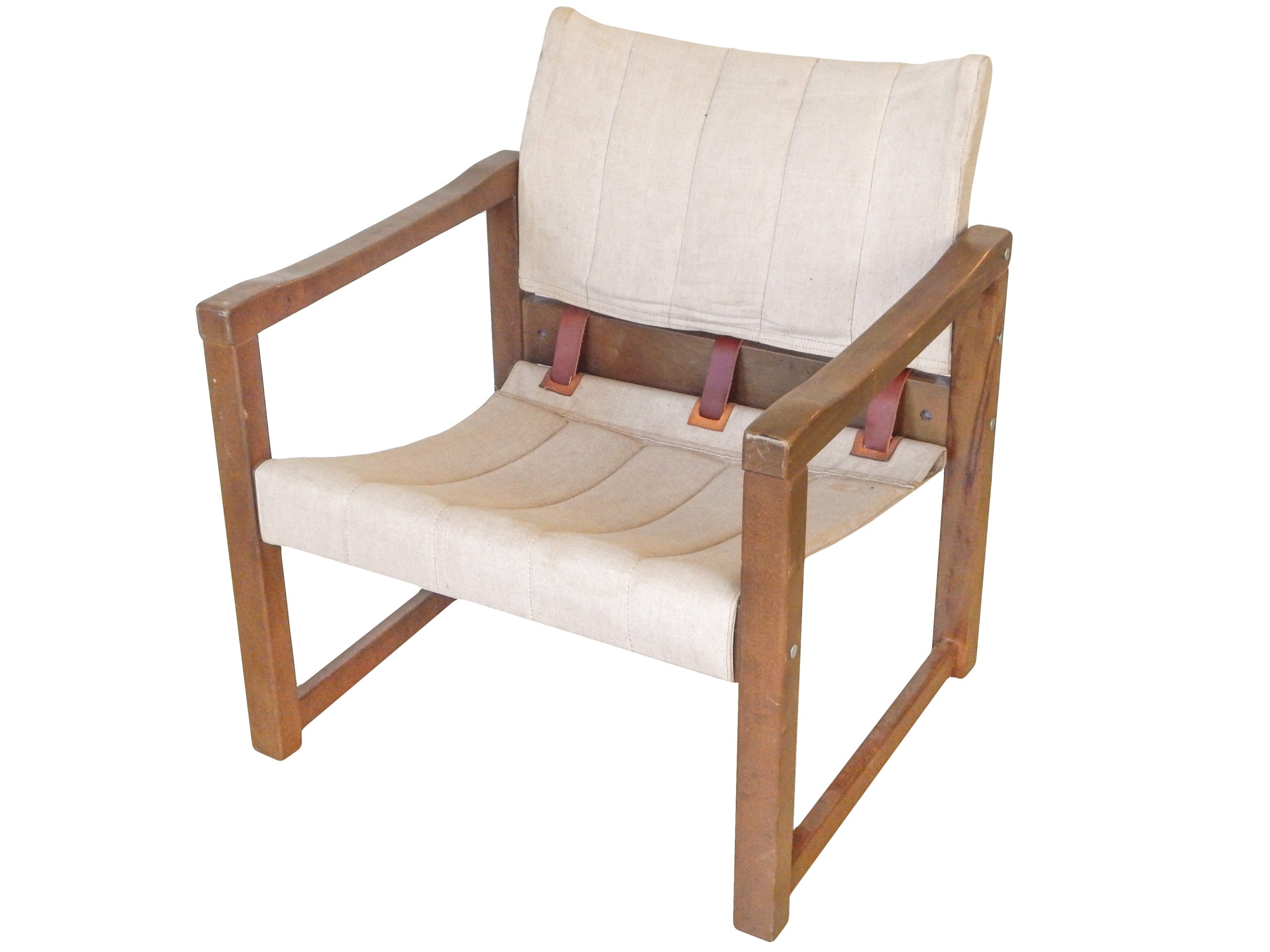 Pair of Mid Century Safari Chairs - Image 3
