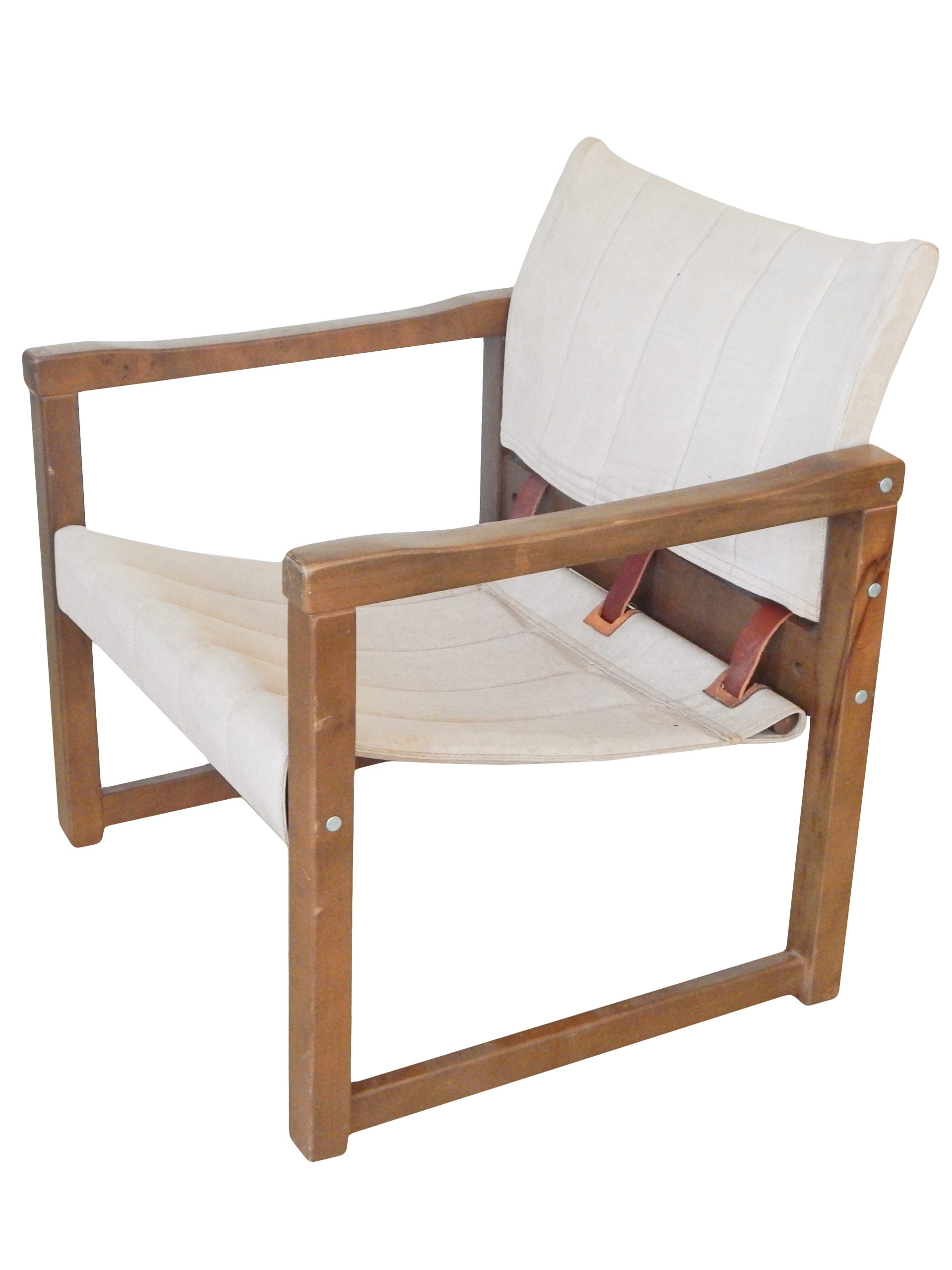 Pair of Mid Century Safari Chairs - Image 4