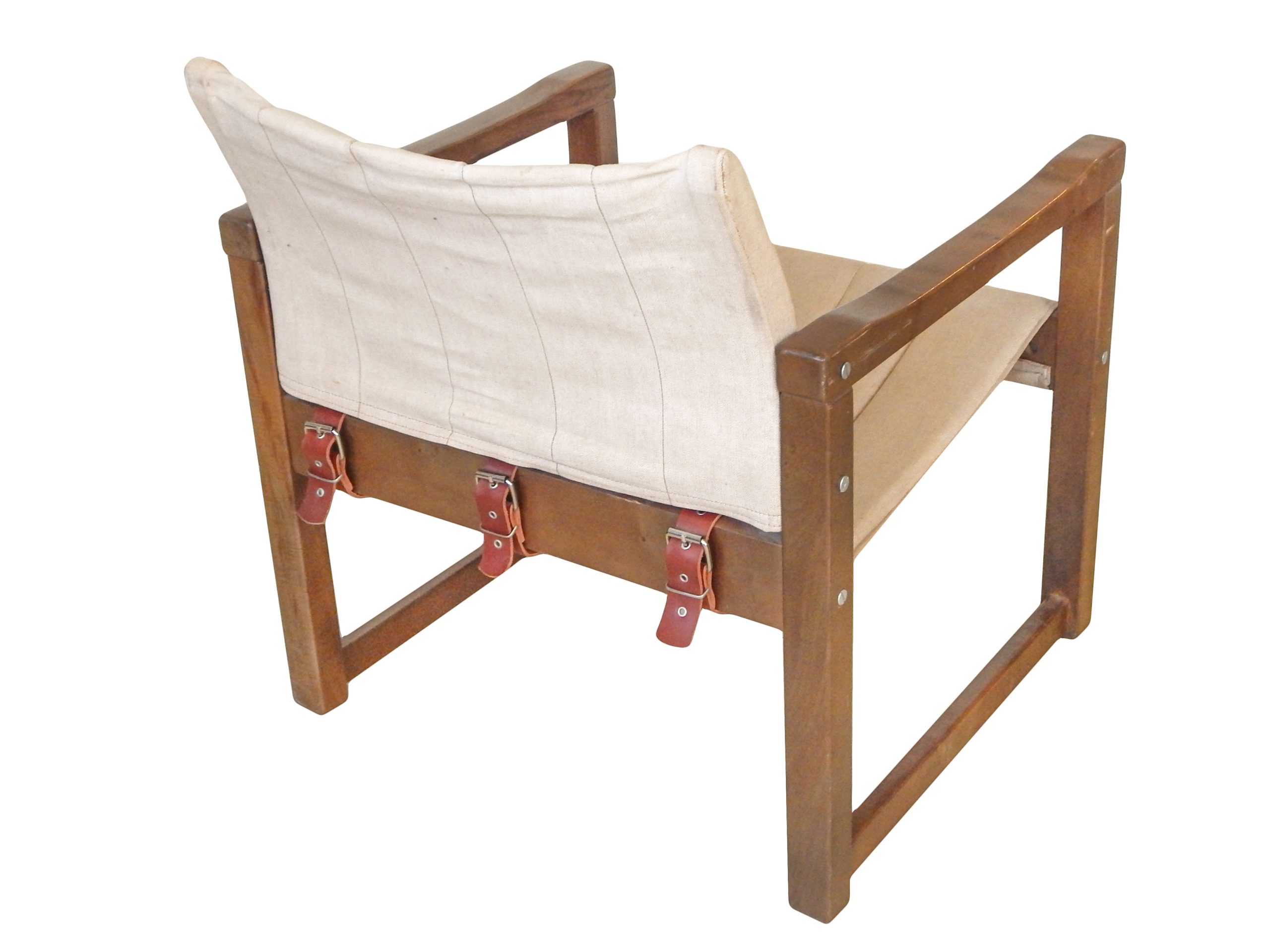 Pair of Mid Century Safari Chairs - Image 6