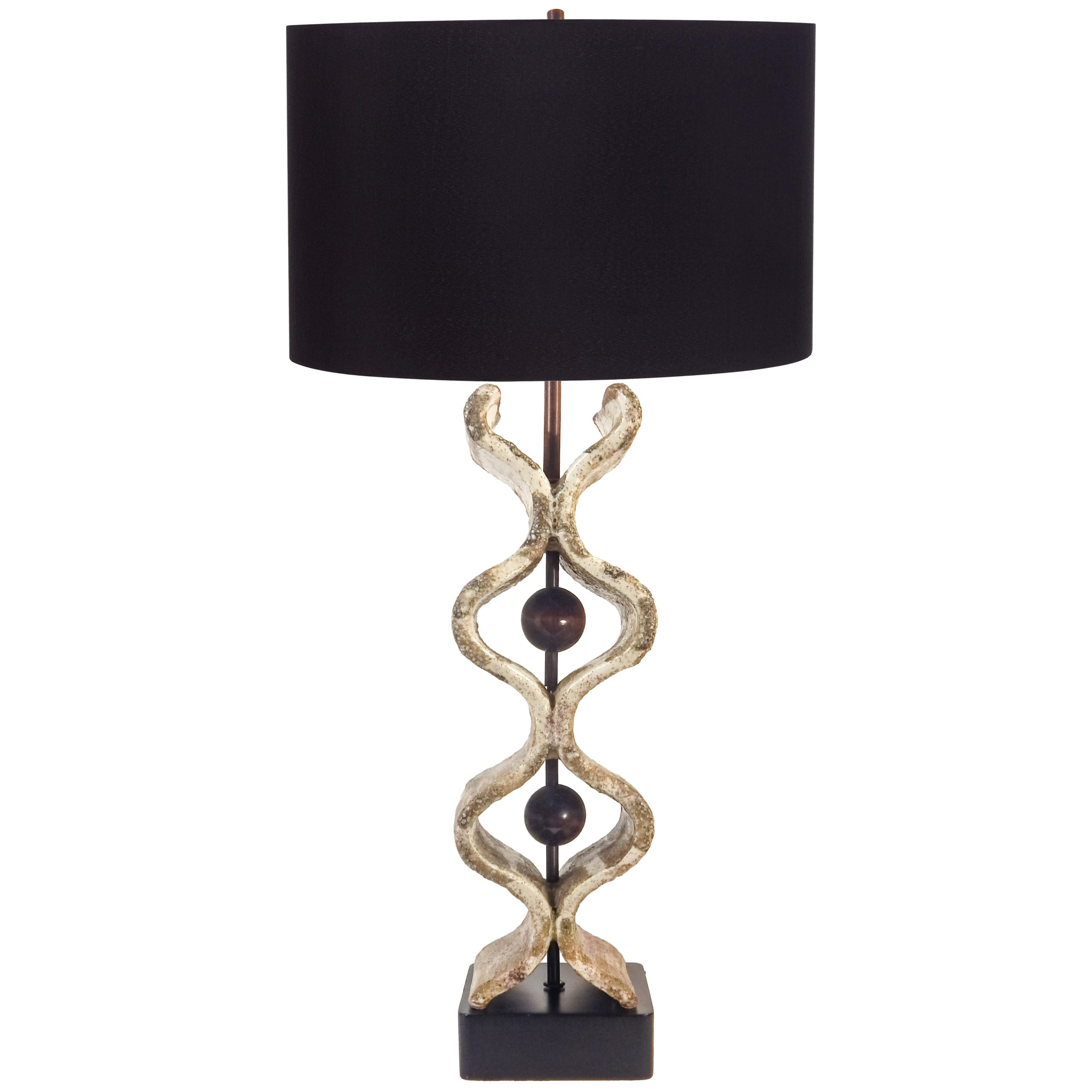 Sculptural Ceramic Table Lamp