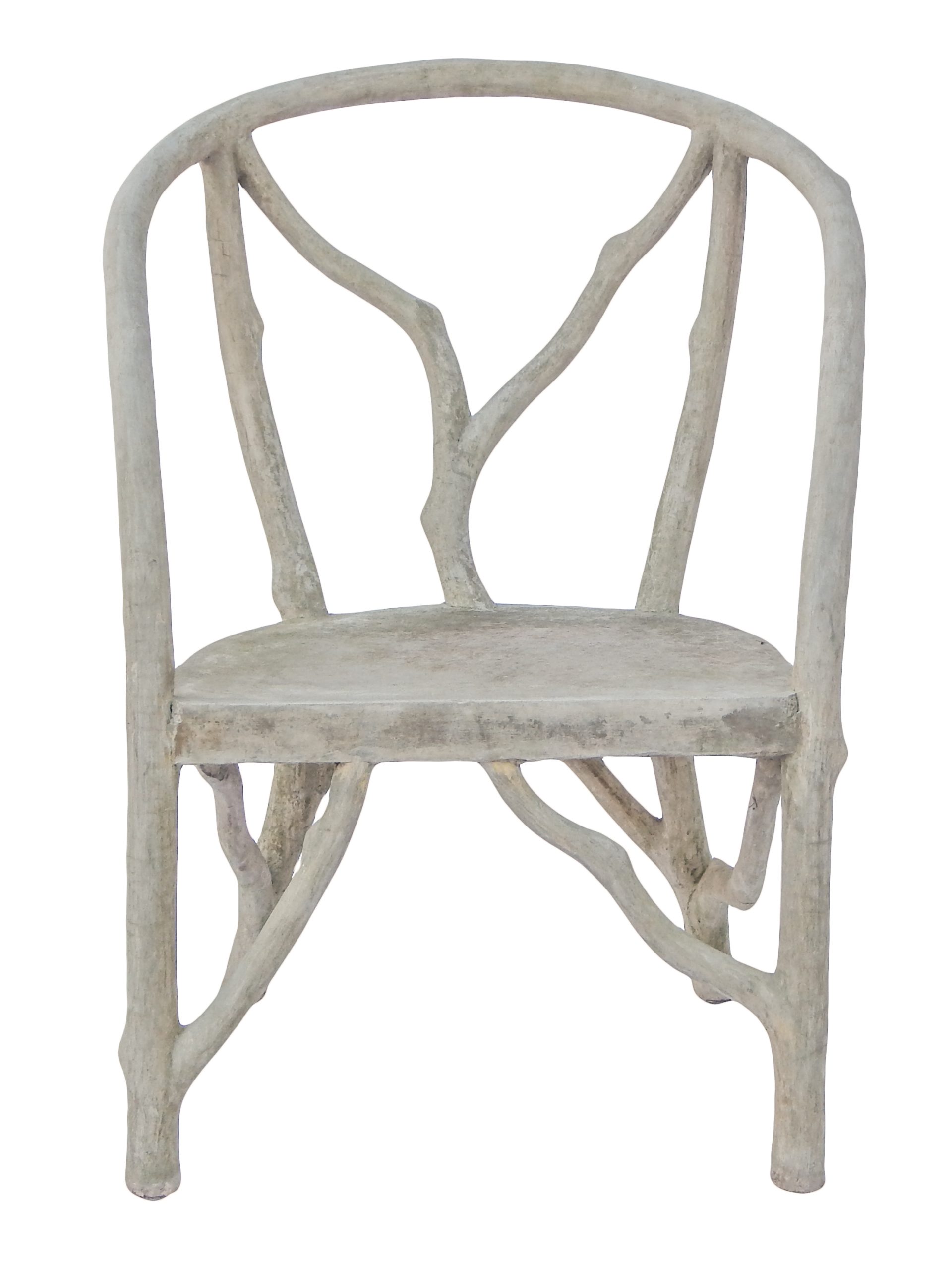 Faux Bois Garden Chair - Image 2