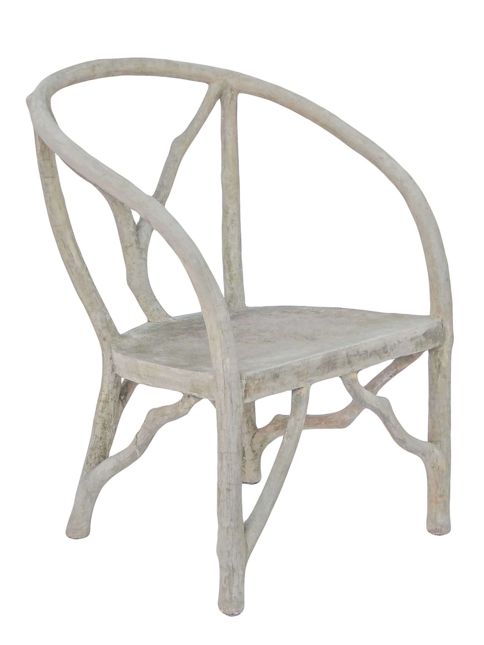 Faux Bois Garden Chair - Image 3