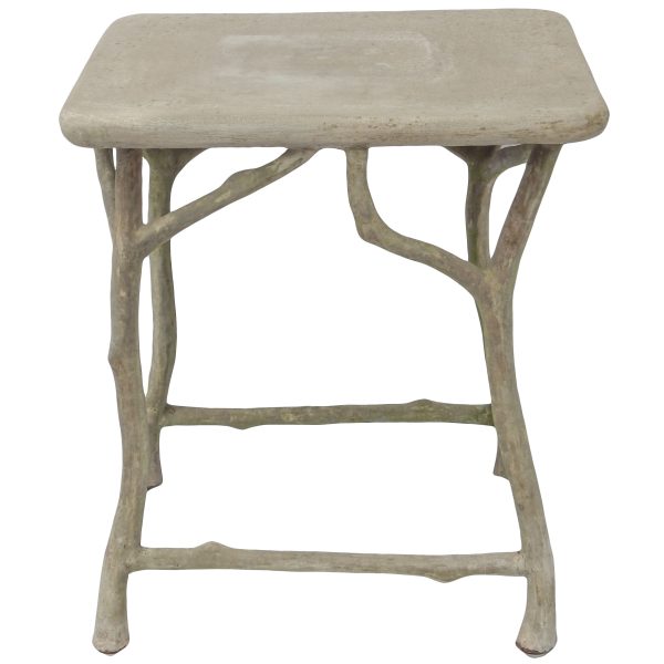 Faux Bois Garden Side Table