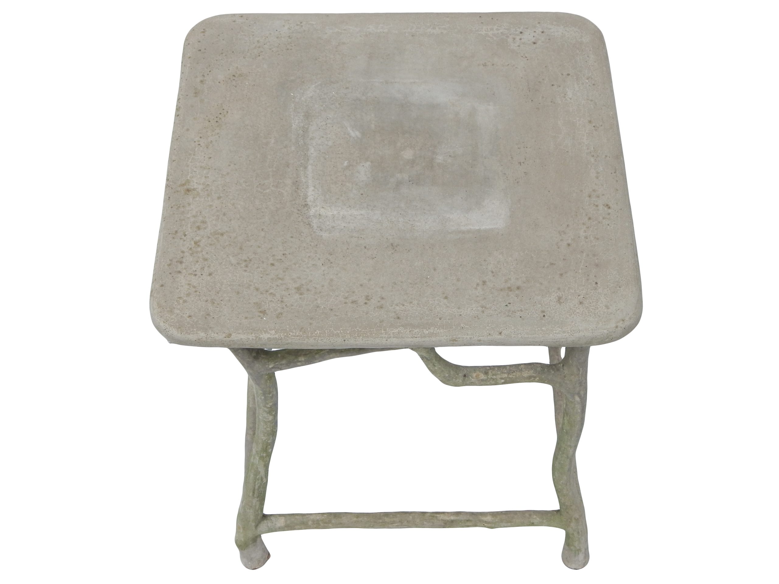Faux Bois Garden Side Table - Image 6