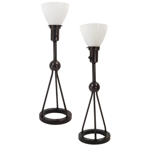 Mid Century Brass Table Lamps