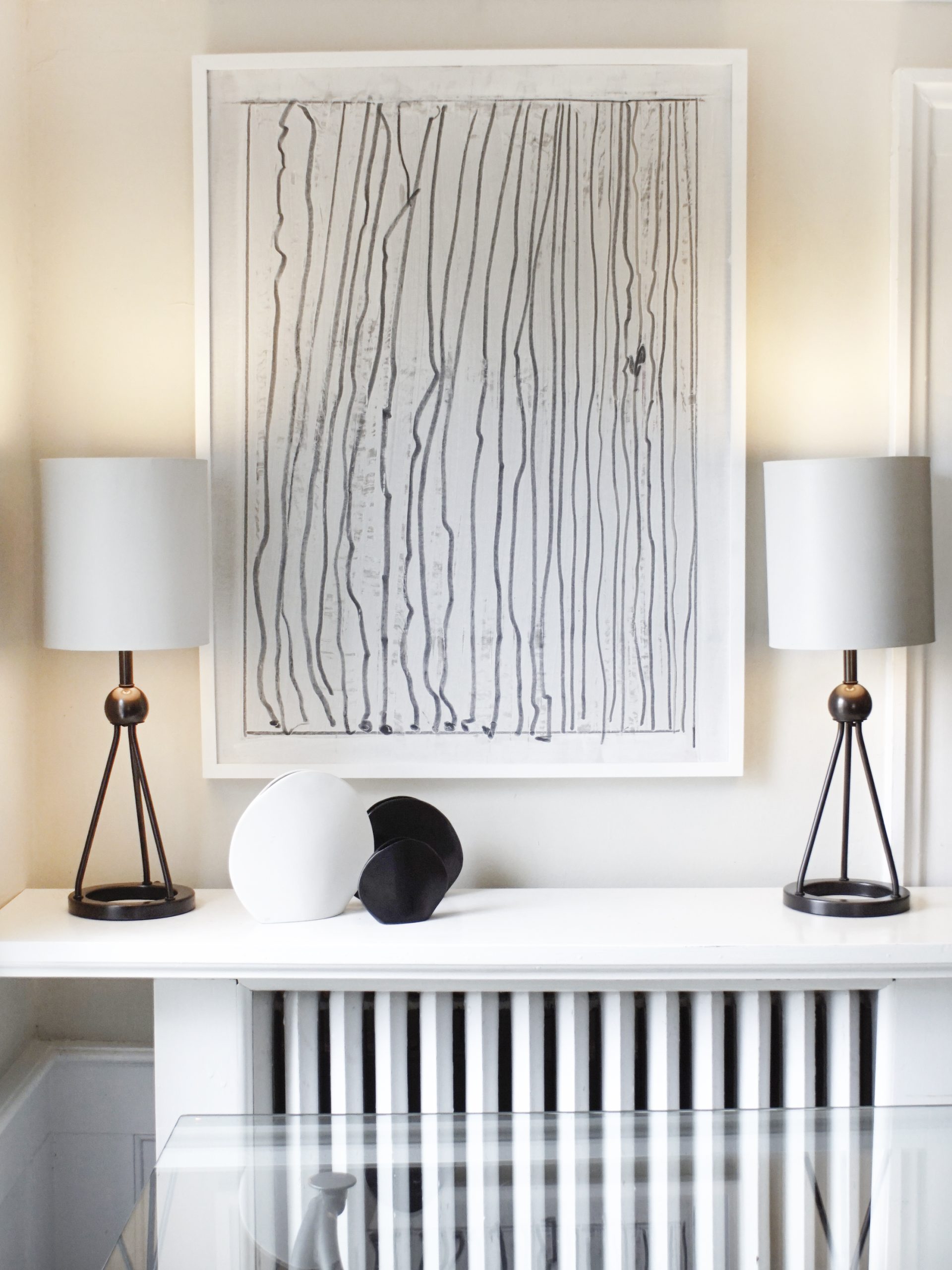 Mid Century Brass Table Lamps - Image 2