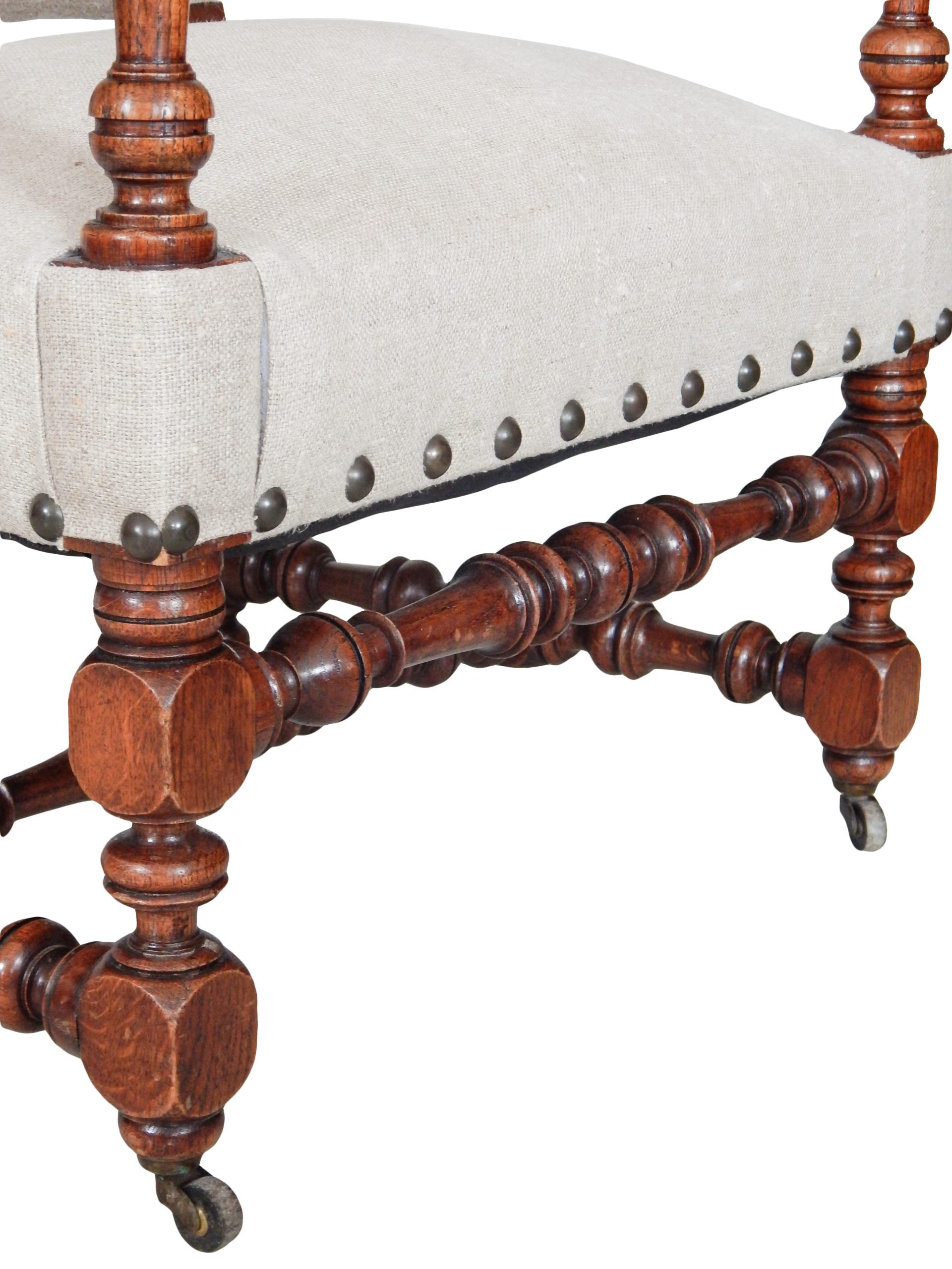 Louis Xlll Style Wood Armchairs - Image 10