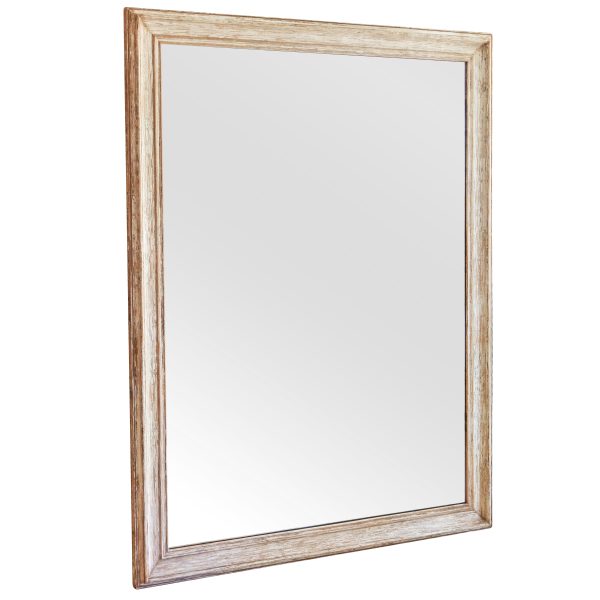 Antique Painted Wood Mirror