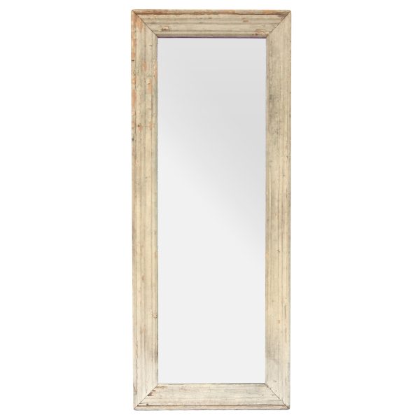 Long Painted Wood Mirror