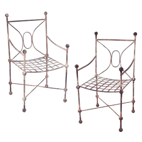 Pair of Iron Chairs