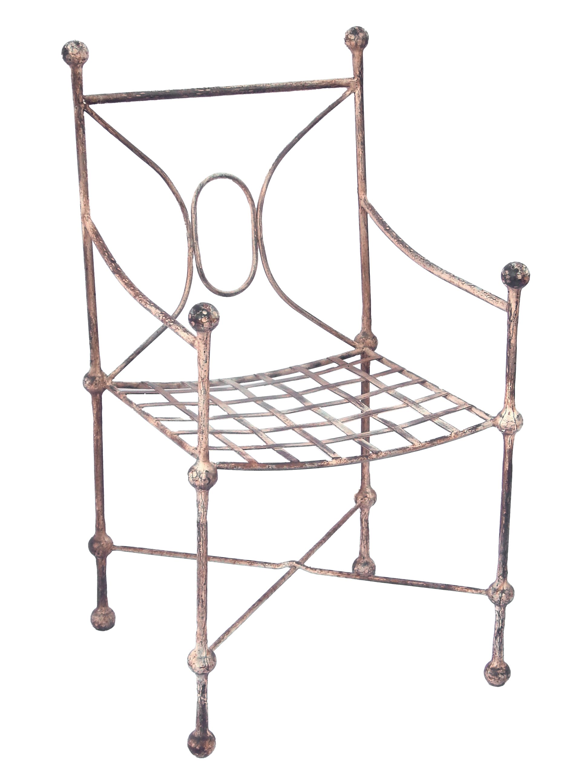 Pair of Iron Chairs - Image 2