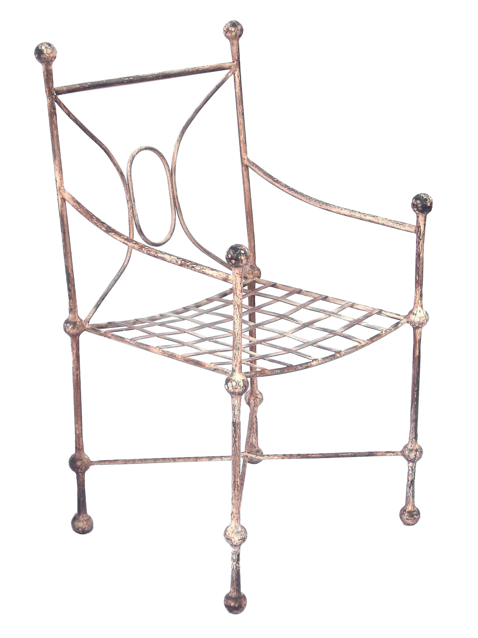 Pair of Iron Chairs - Image 4