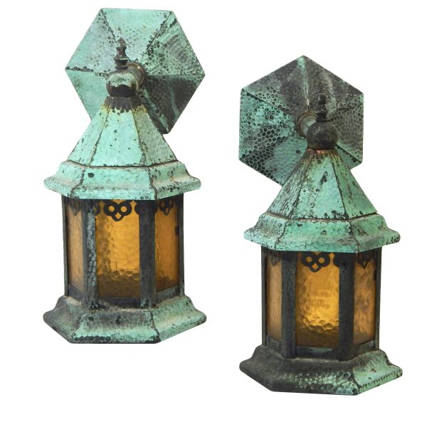Pair of Arts and Crafts Sconces