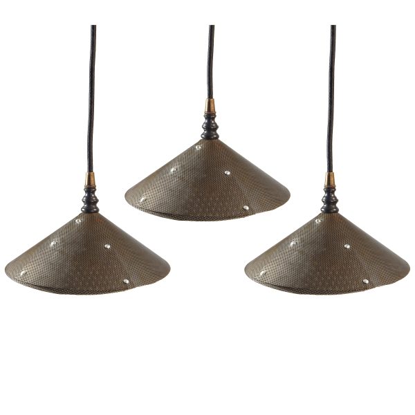 Perforated Metal Hanging Lights