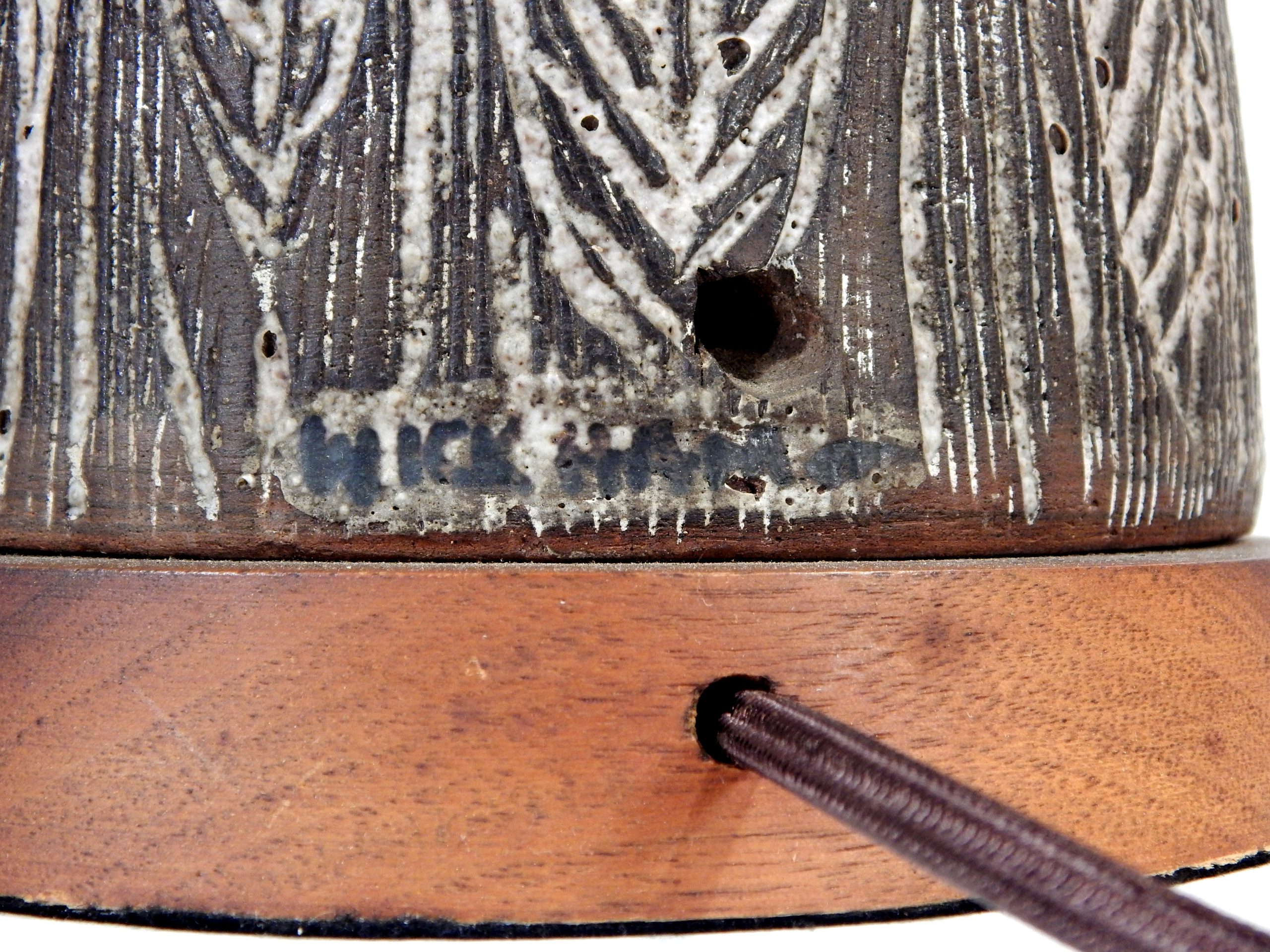 Nancy Wickham Studio Ceramic Lamp - Image 9