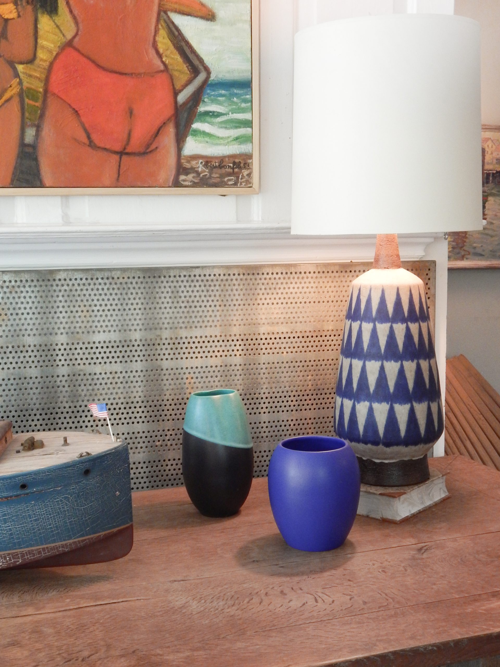 Thomas Toft Pottery Lamp - Image 2