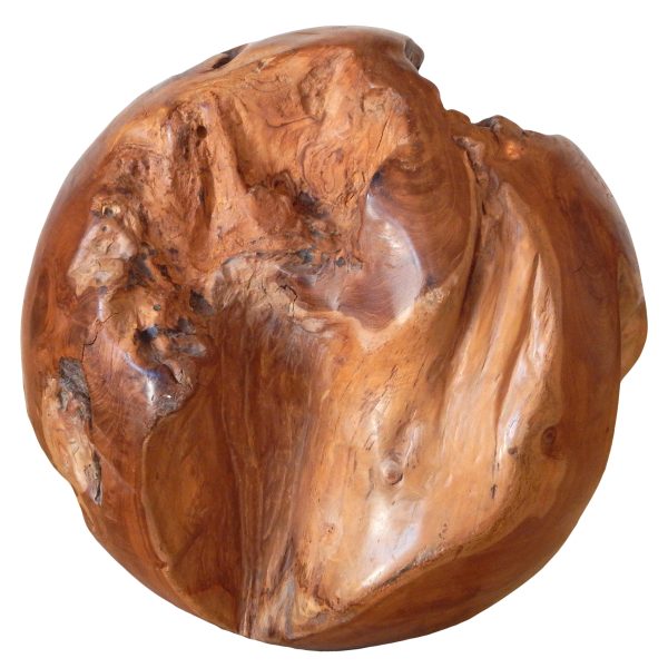 Very Large Burl Wood Sphere