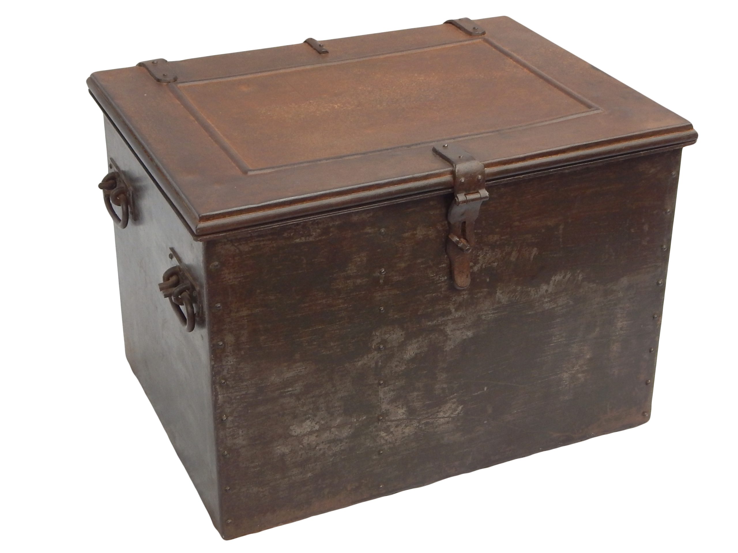 Pair of Metal Storage Trunks - Image 4