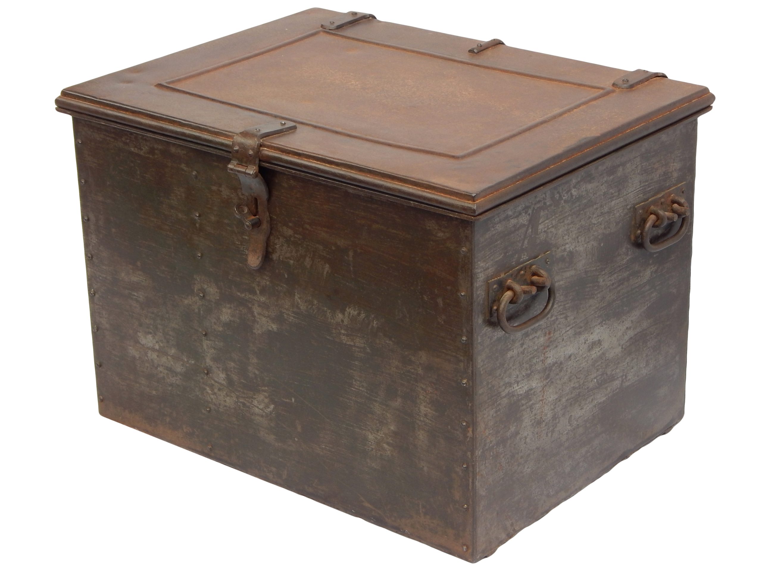 Pair of Metal Storage Trunks - Image 6
