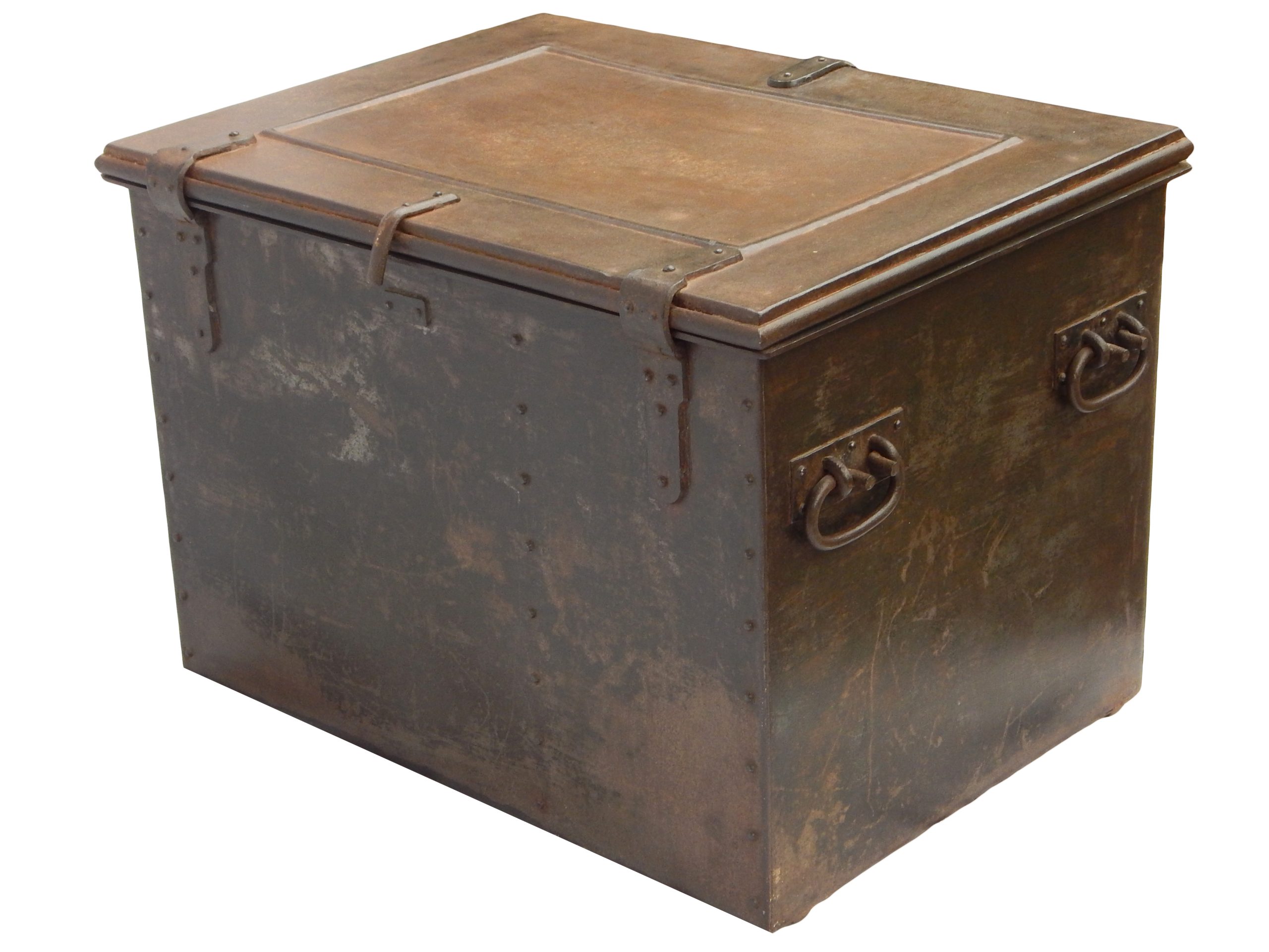 Pair of Metal Storage Trunks - Image 7