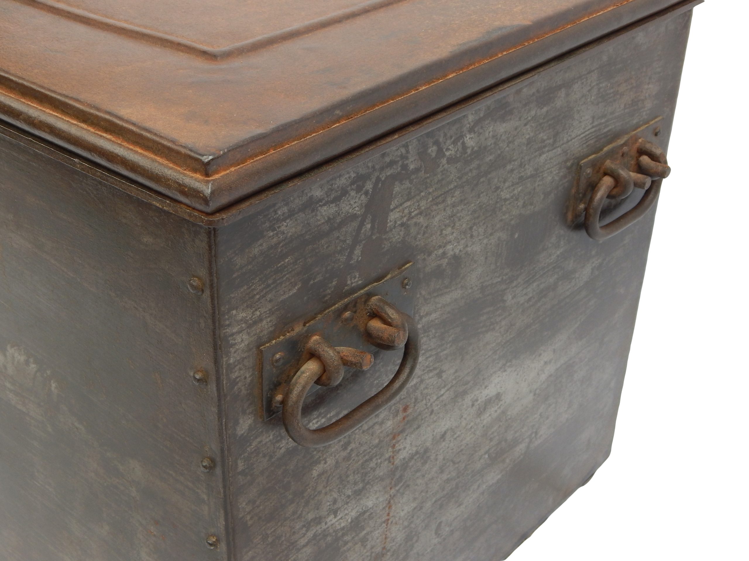 Pair of Metal Storage Trunks - Image 10